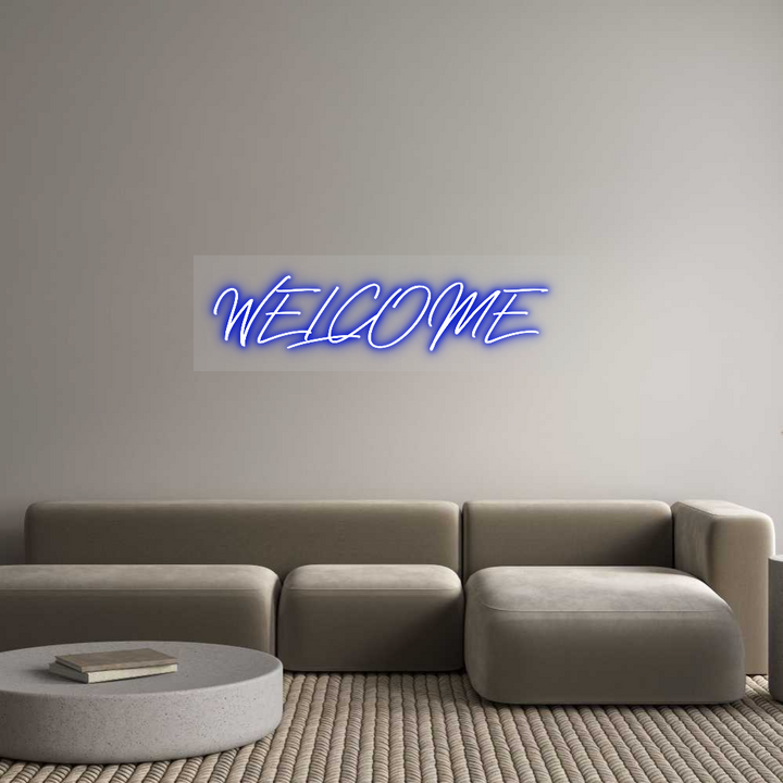 Custom Neon: WELCOME