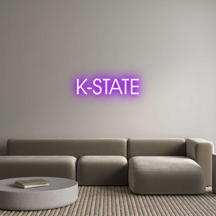 Custom Neon: K-STATE