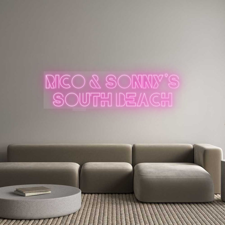 Custom Neon: RICO & SONNY'...