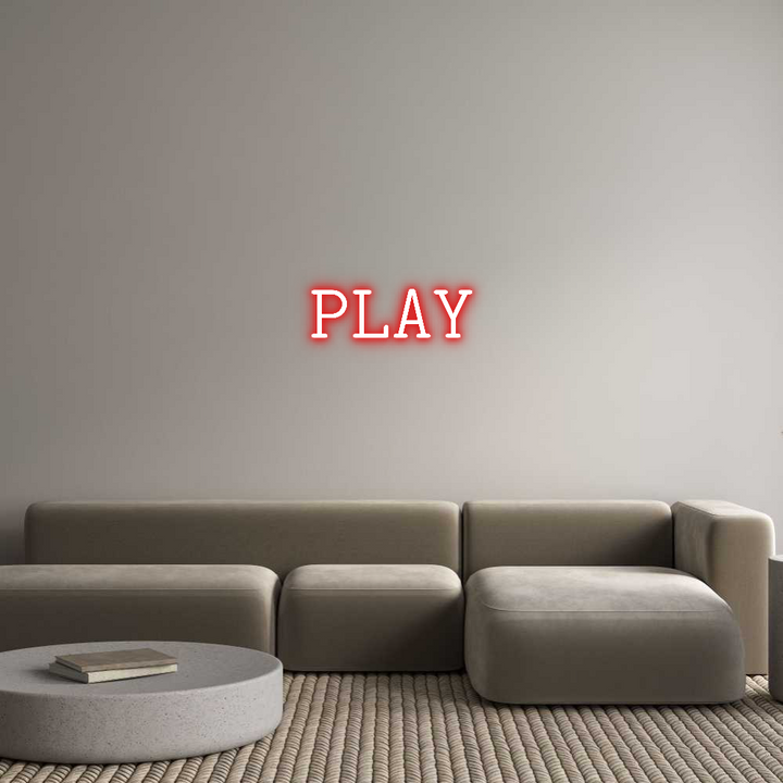 Custom Neon: PLAY