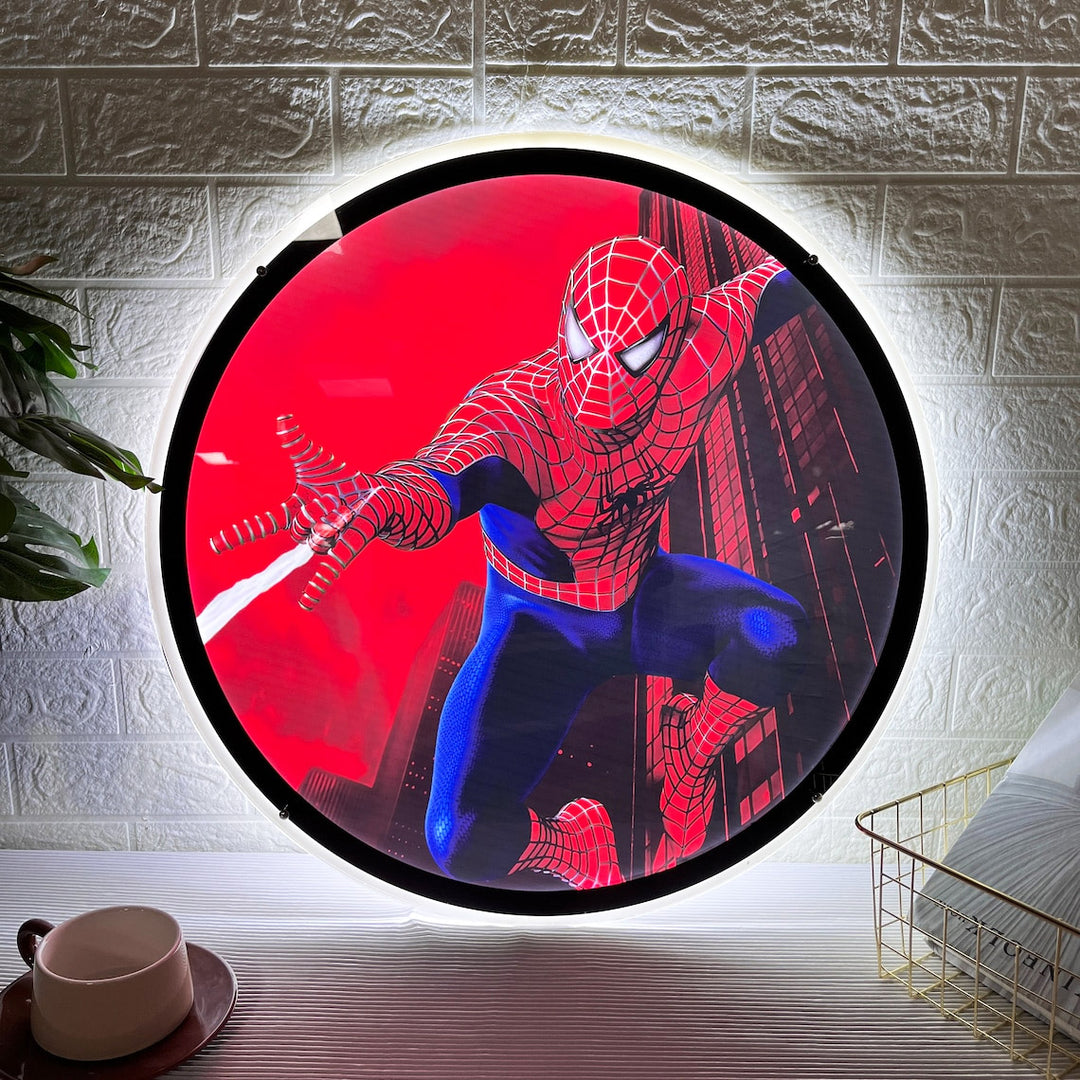 Custom LED Movie Poster Light Sign, Custom Character Image Acrylic Backlit Sign LED Light Poster for Wall