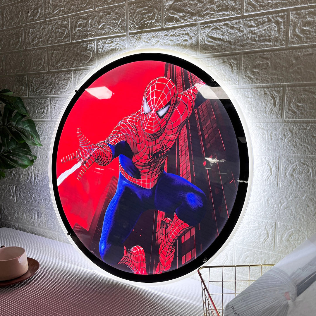 Custom LED Movie Poster Light Sign, Custom Character Image Acrylic Backlit Sign LED Light Poster for Wall