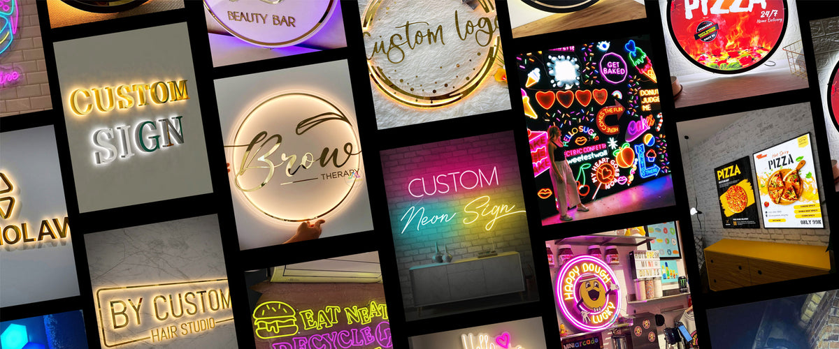 Custom LED Neon Signs | Wedding Business Event Neon Signs | MakeNeon ...