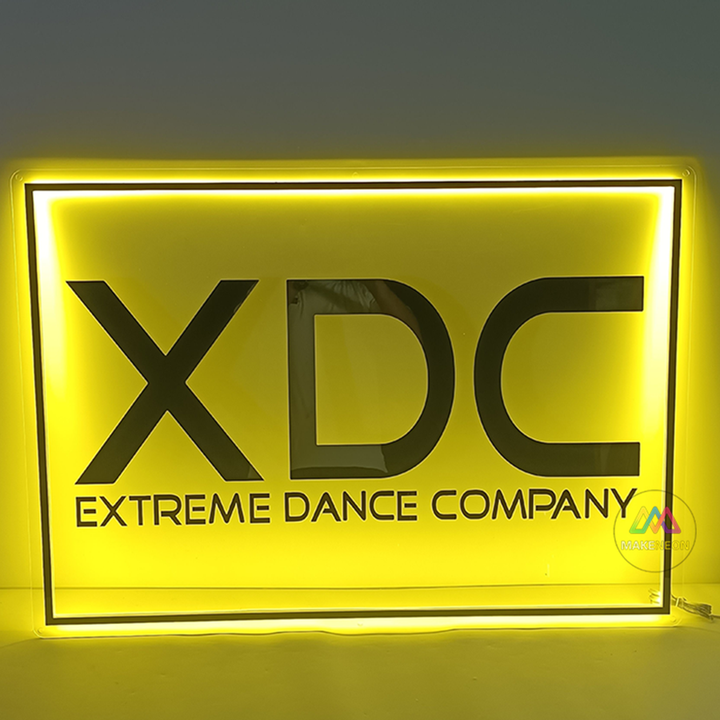 Acrylic Backlit Sign, Business Sign With Custom Led Light and Acrylic Board For Fashion Space