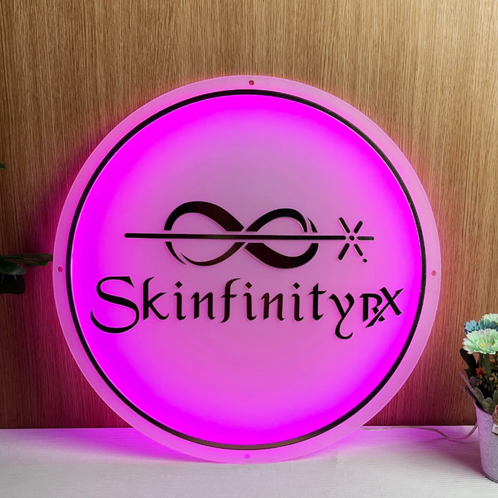 Acrylic Backlit Sign, Business Sign With Custom Led Light and Acrylic Board For Fashion Space