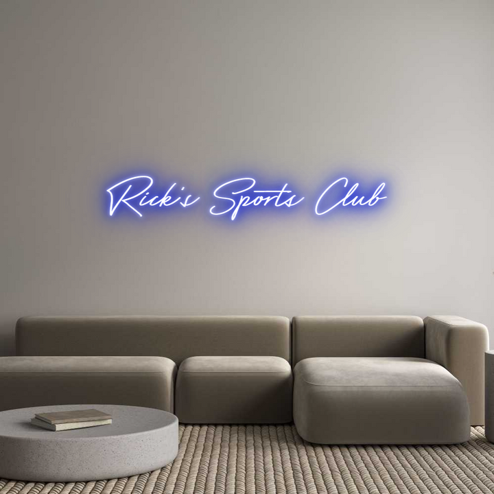 Custom Neon: Rick's Sports...