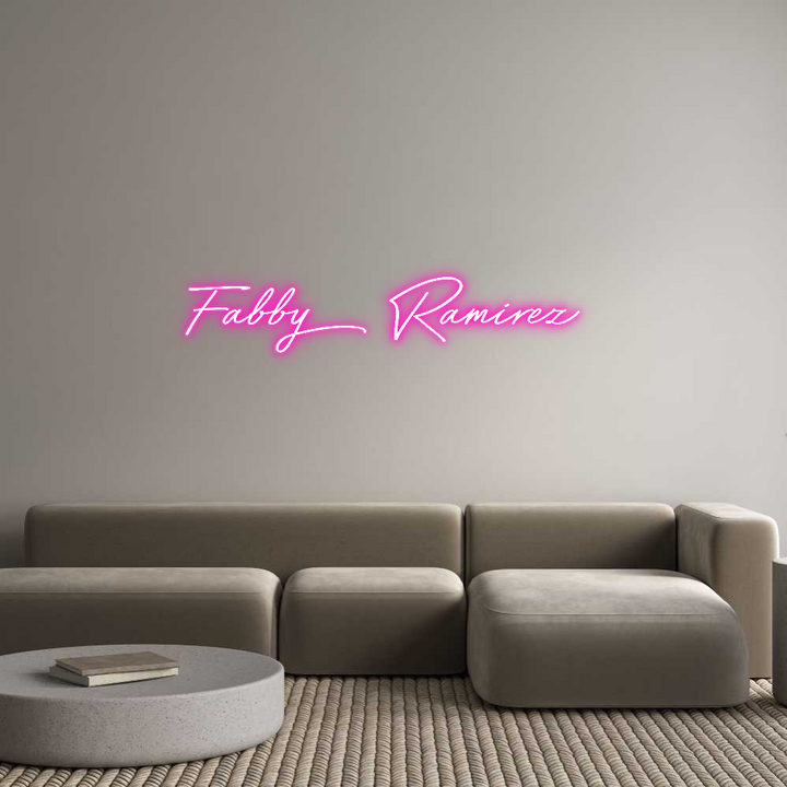 Custom Neon: Fabby Ramirez