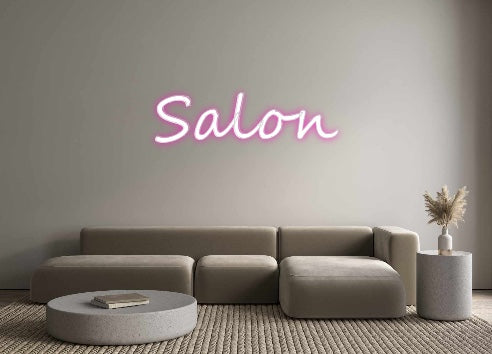 Custom Neon: Salon