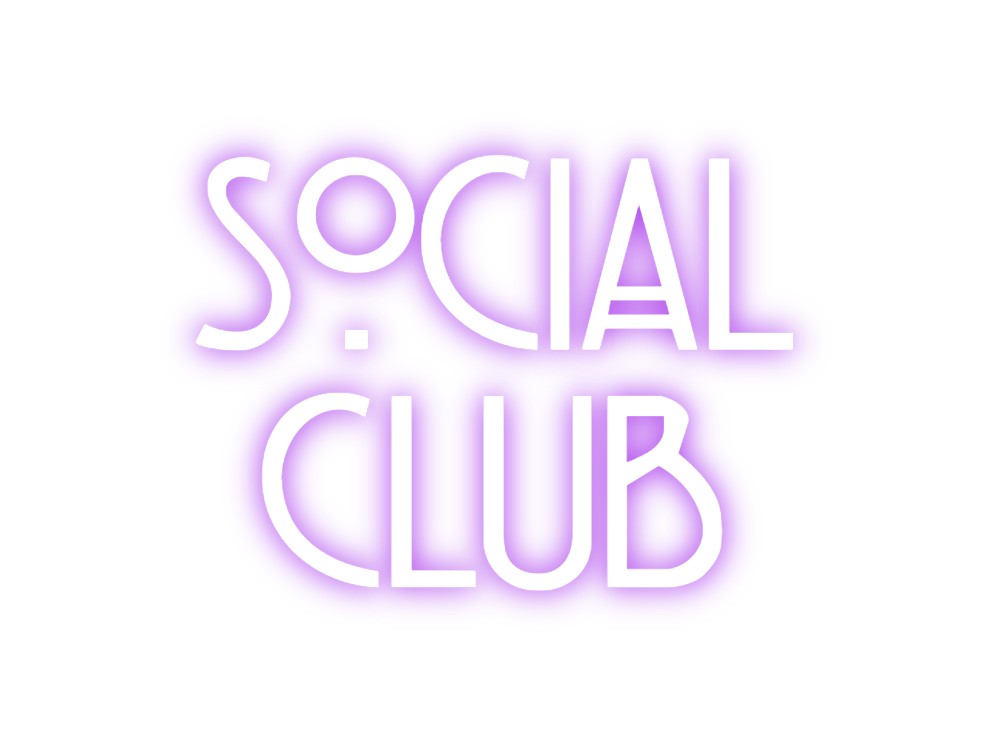 Custom Neon: SOCIAL
CLUB