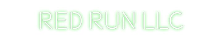 Custom Neon: RED RUN LLC