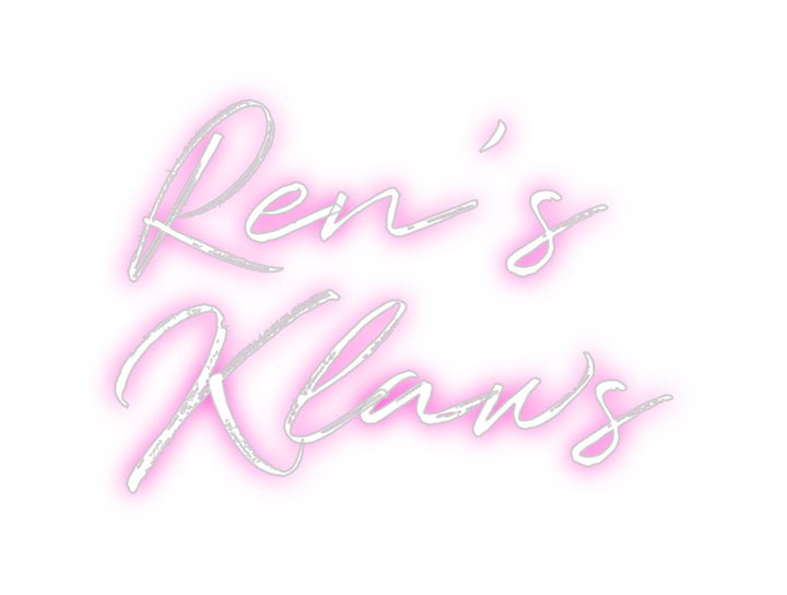 Custom Neon: Ren’s
Klaws