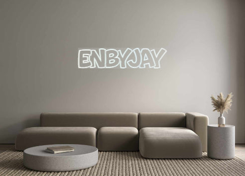 Custom Neon: EnbyJay