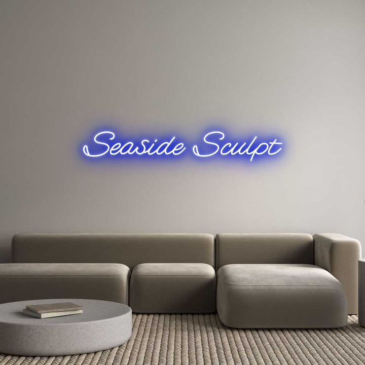 Custom Neon: Seaside Sculpt