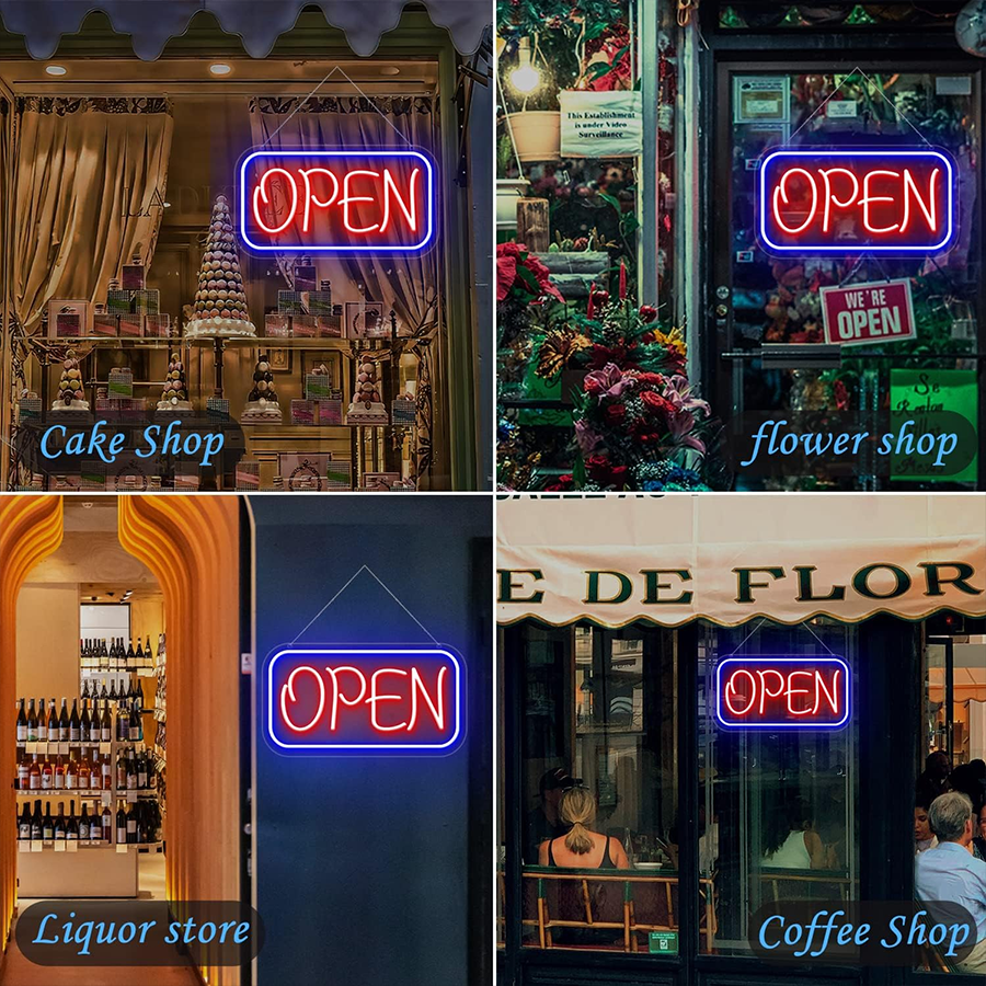 Open Neon Signs - Sign For Business Shop